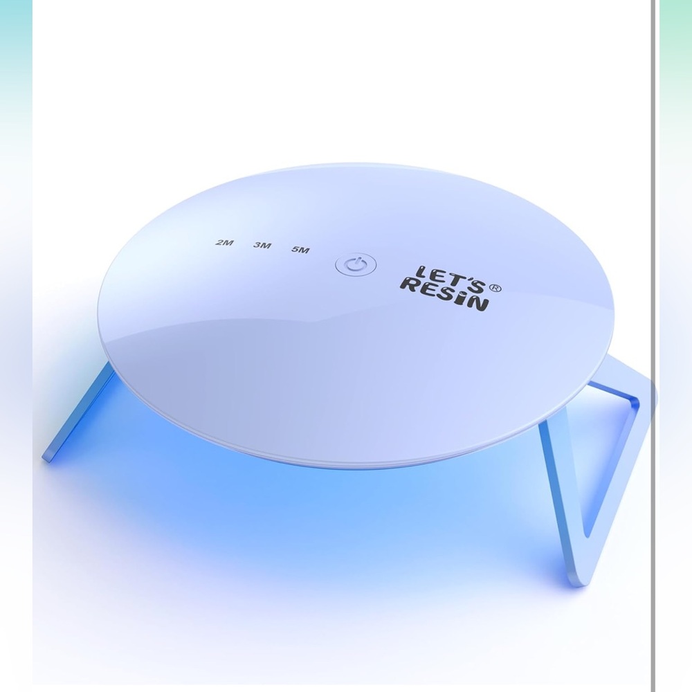 LET'S RESIN UV Light Pro,Longer 2,3,5M Time Setting UV Lamp with Larger Coverage